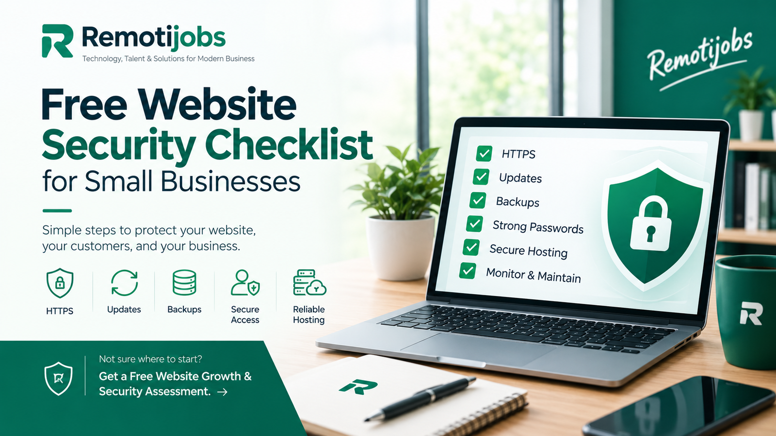 Free Website Security Checklist for Small Businesses